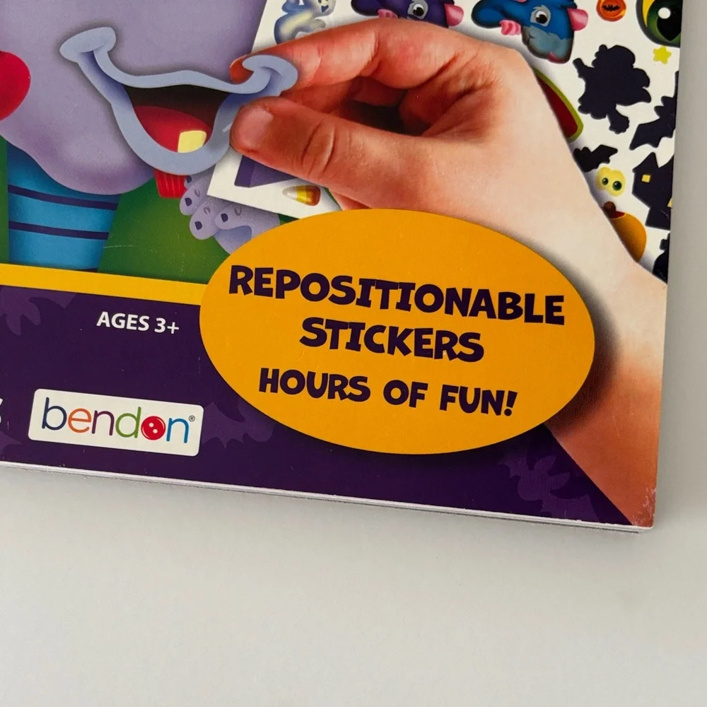 Bendon Create  Face Halloween Monsters Sticker Play Book